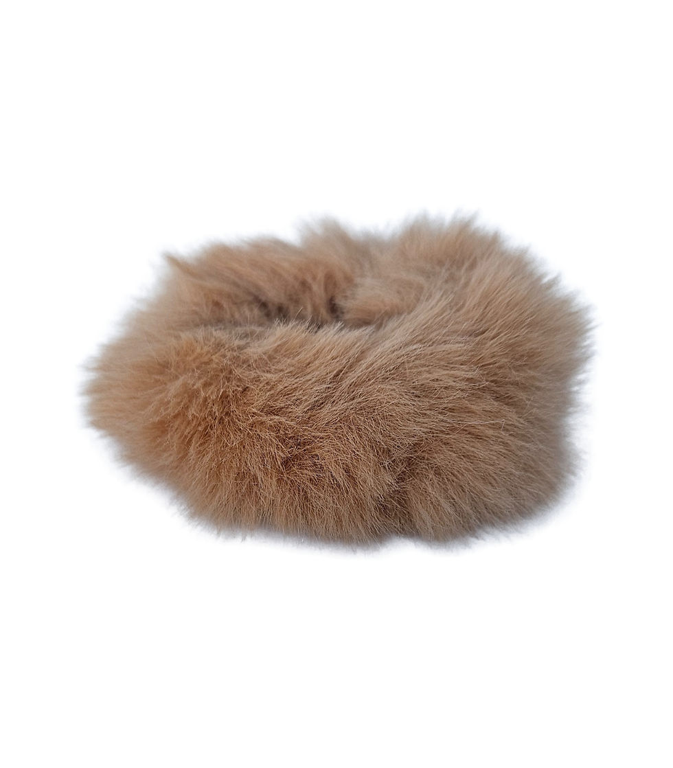 Thumbnail: Fluffy elastieken (donkere kleuren)