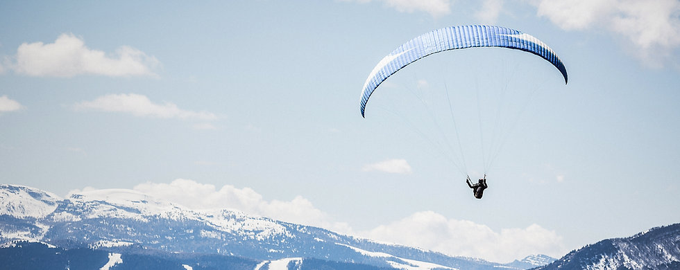 Paragliding in the Mountains