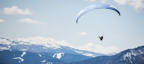 Paragliding in the Mountains