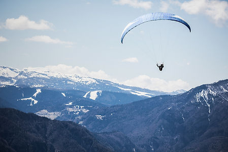 Paragliding in the Mountains