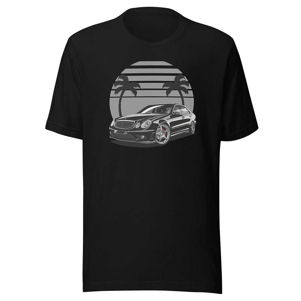 Mercedes E55 AMG Palm Tree T-shirt
