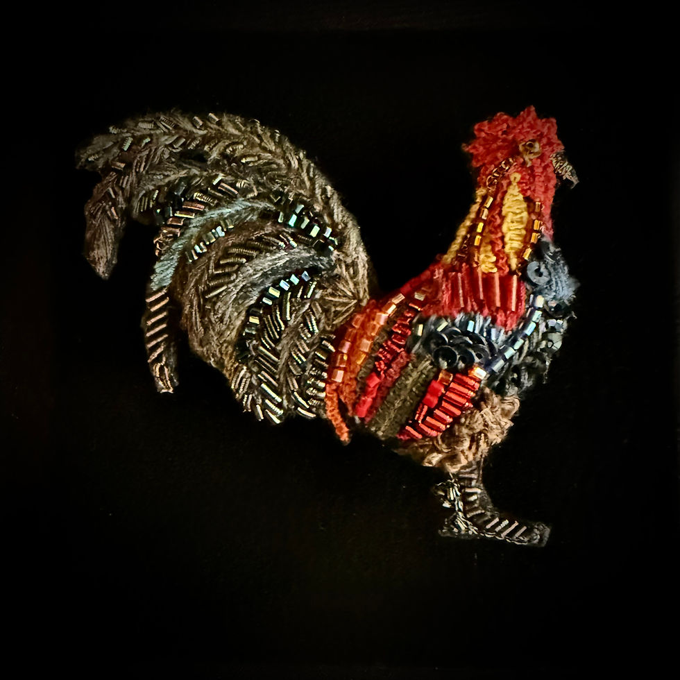 Miniature : BROCHE COQ DE FERME - TROVELORE