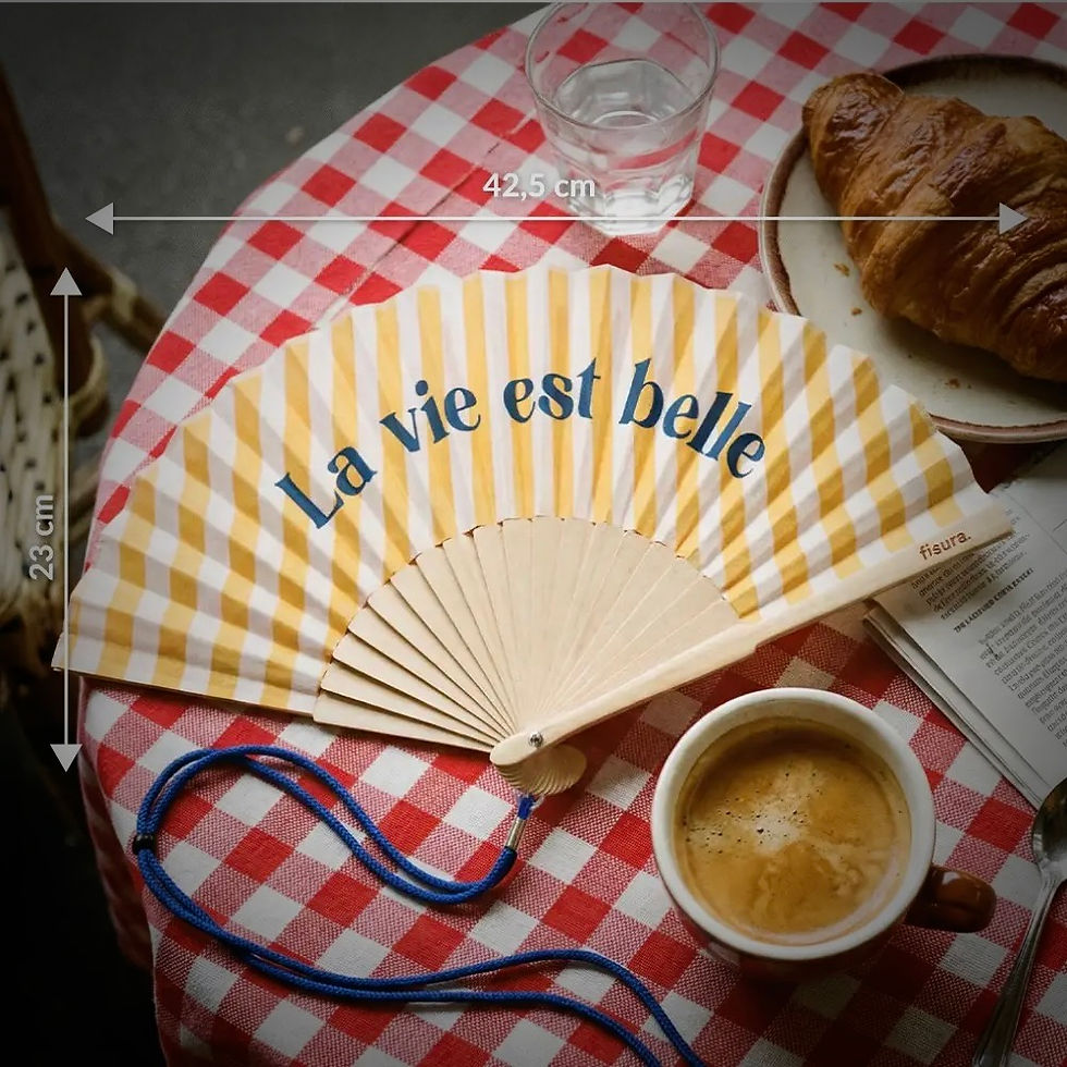 Miniature : ÉVENTAIL "LA VIE EST BELLE"