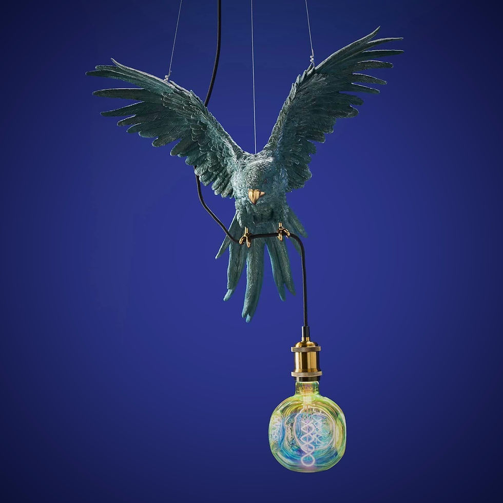 Miniature : PLAFONNIER PERROQUET "WERNERVOB"BLEU/VERT