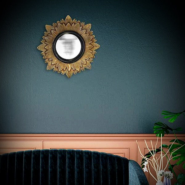Miniature : MIROIR CONVEXE SOLEIL LEONIE 20 ou 28 cm