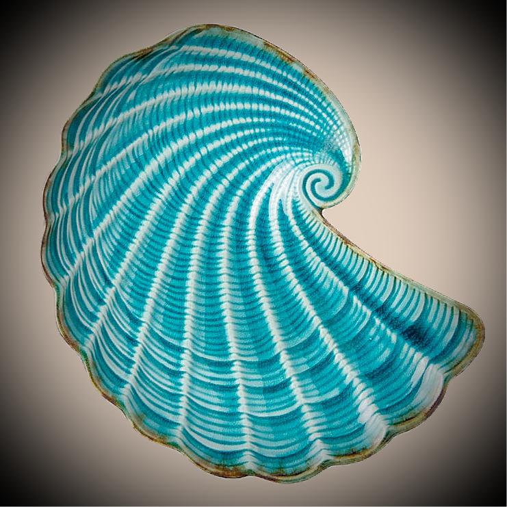 Miniature : ASSIETTE AQUA COQUILLAGE