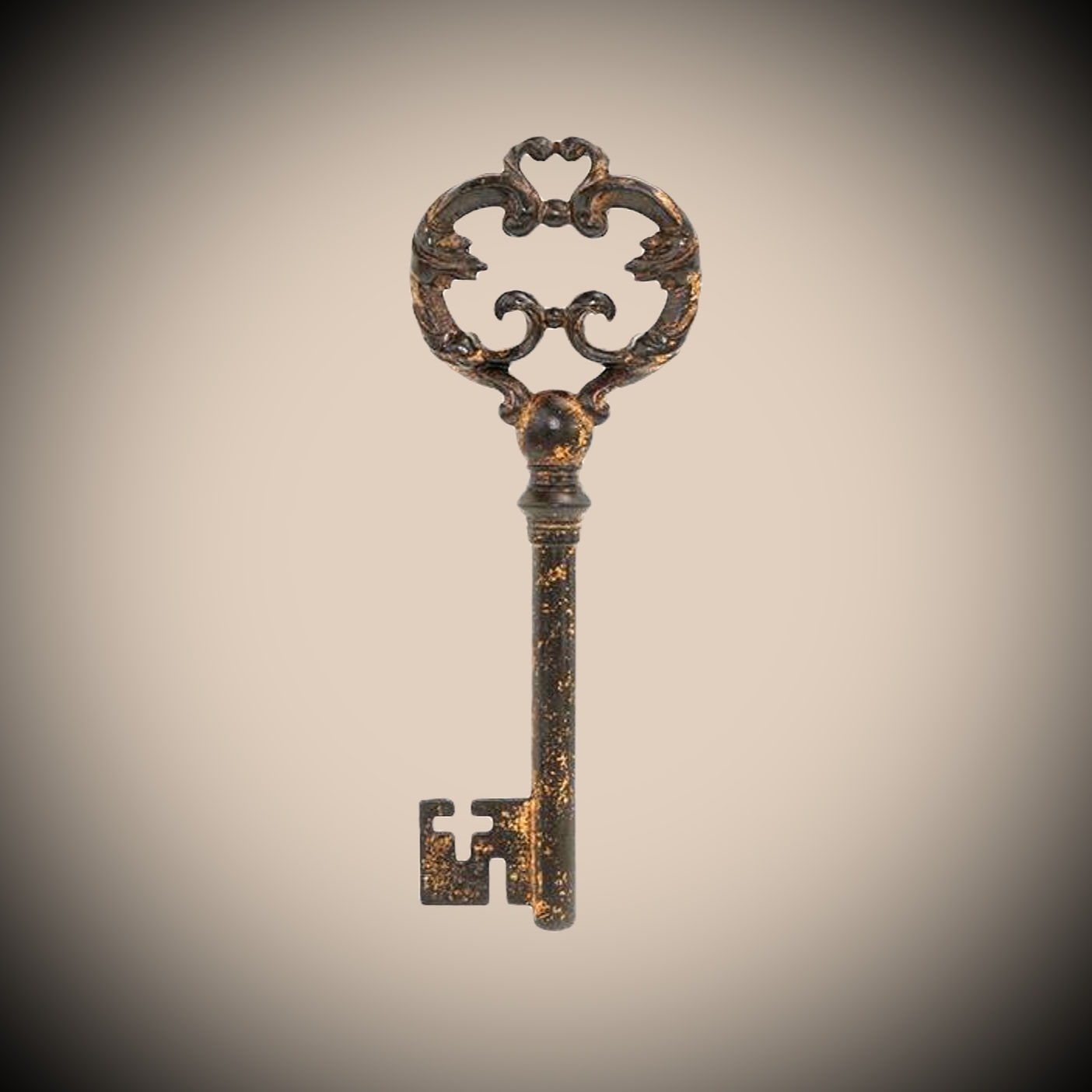 DECORATION MURALE CLEFS STYLE ANCIEN 7,1 cm