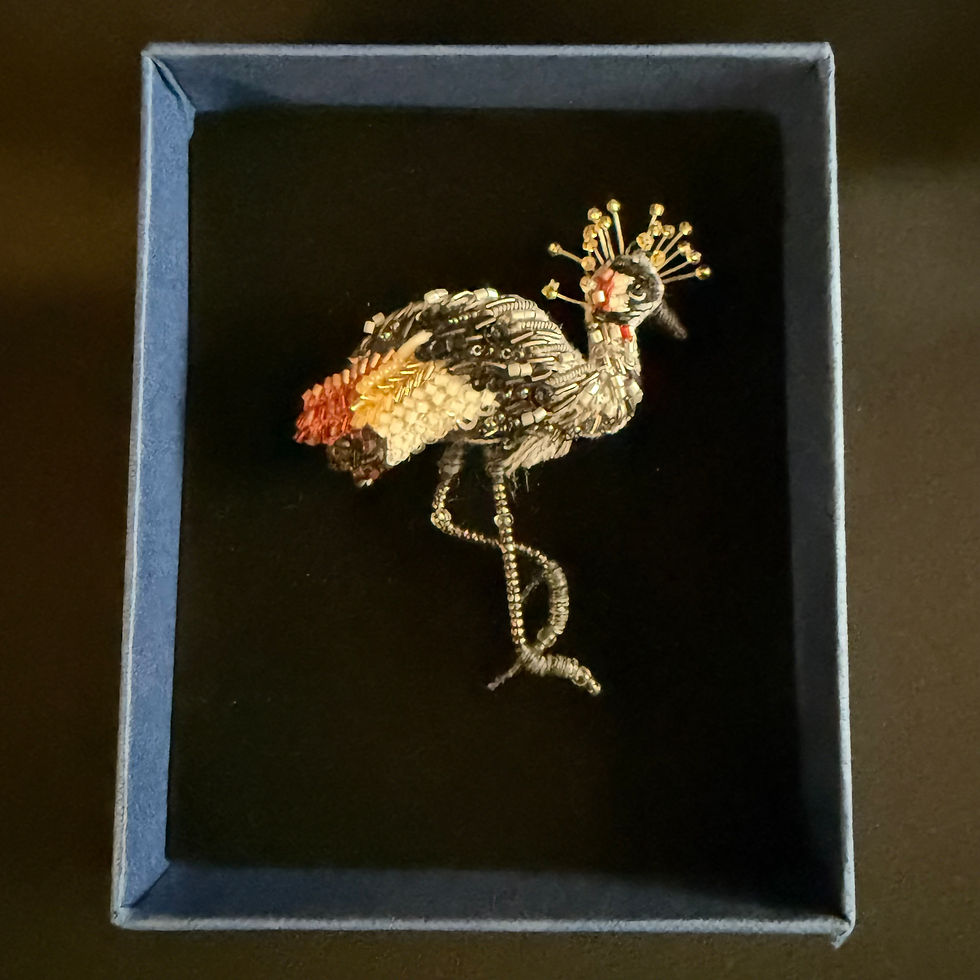 Miniature : BROCHE GRUE COURONNÉE by TROVELORE