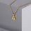 Thumbnail: VOYAGER, Triangle Gold Pendant Necklace