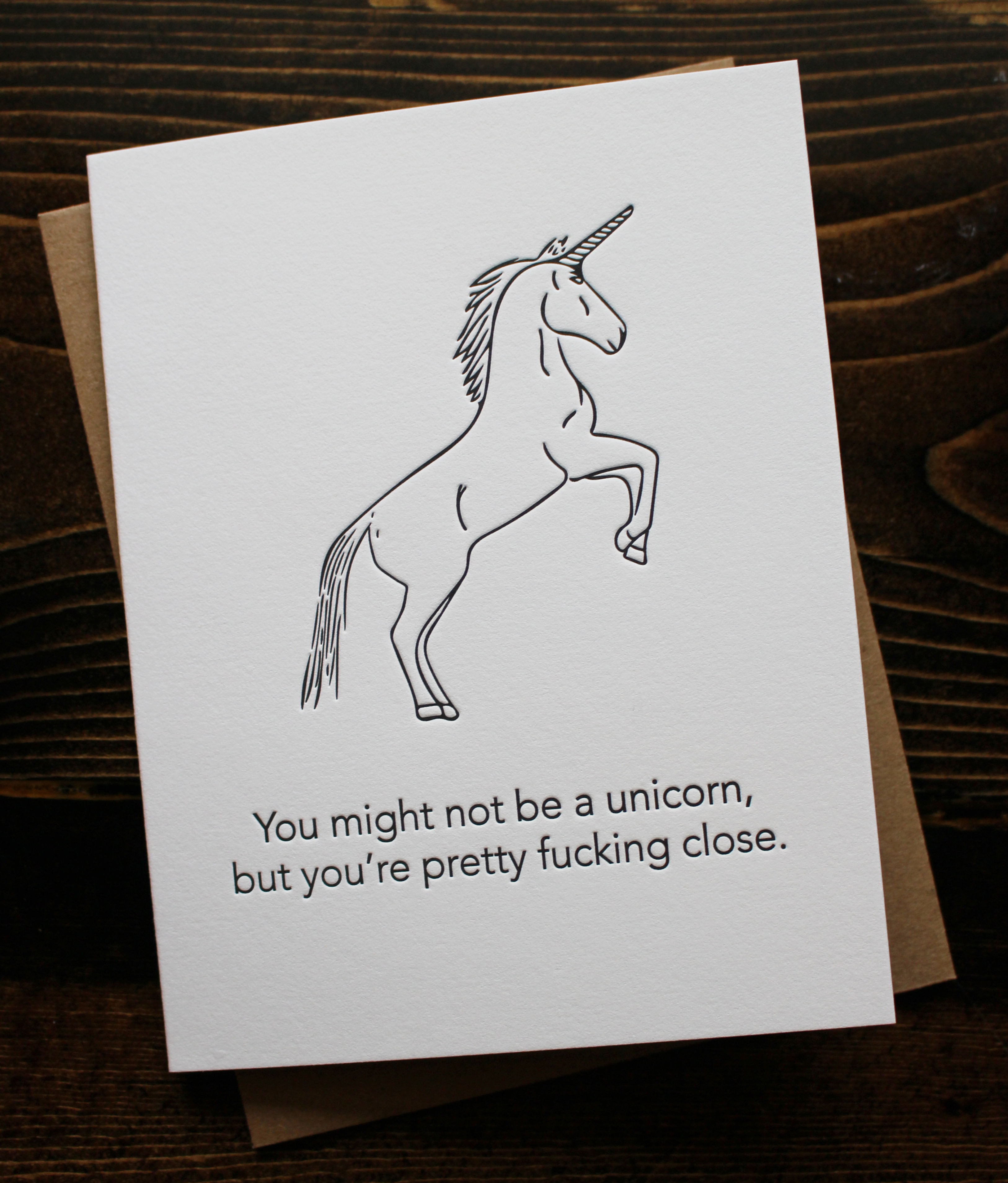 Unicorn Greeting Card