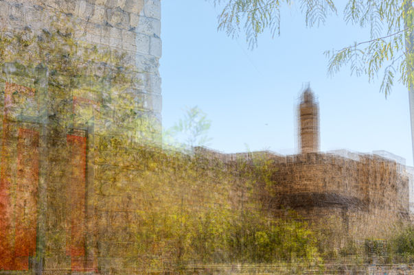 fine art, pep ventosa technique, jerusalem, The Tower of Daviv מגדל דוד