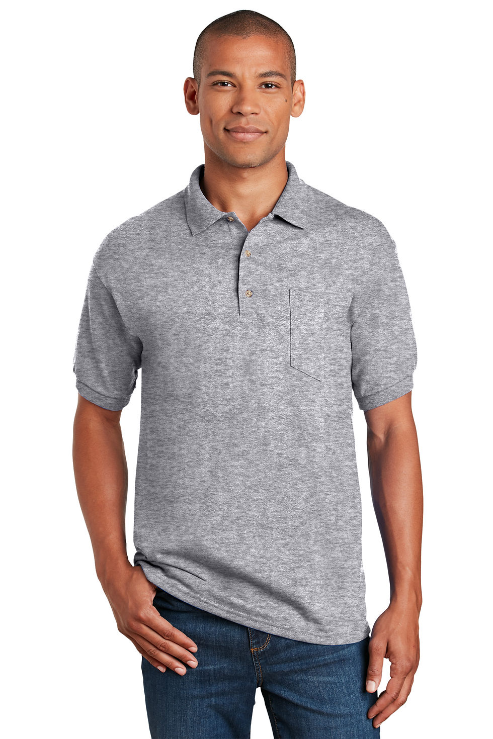 Thumbnail: Gildan® DryBlend® 6-Ounce Jersey Knit Sport Shirt with Pocket