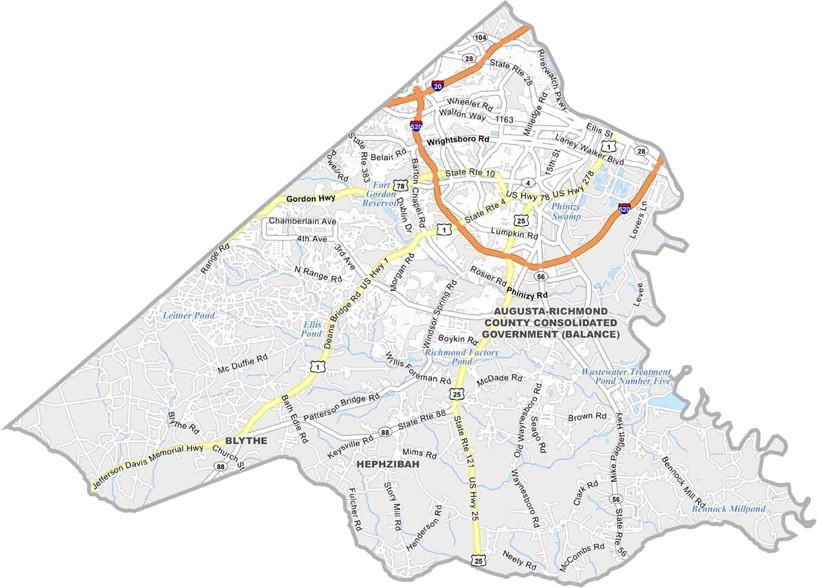 Habersham-County-Map where Agate Provides services