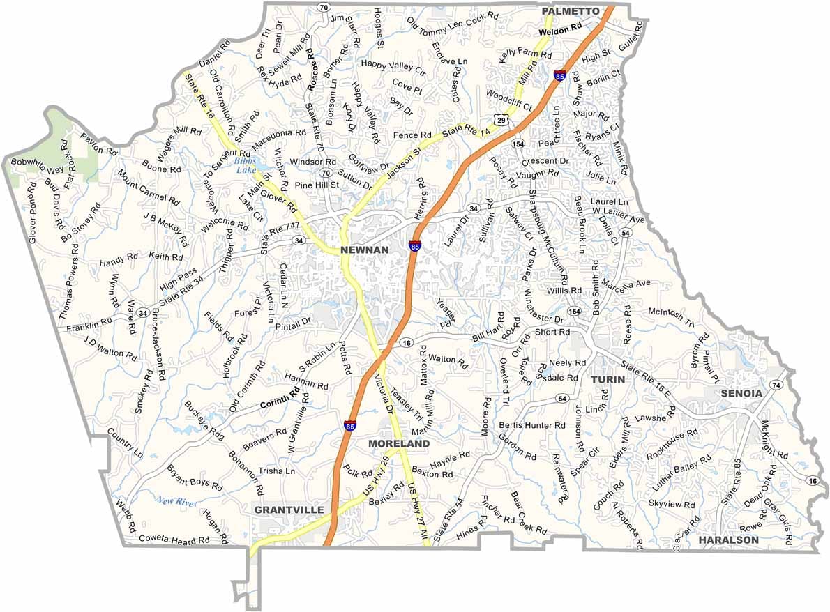 Habersham-County-Map where Agate Provides services