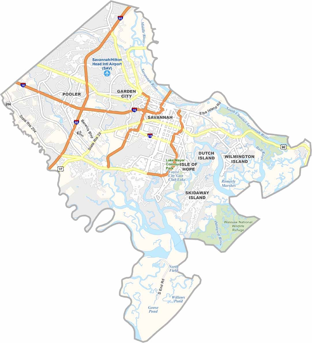 Habersham-County-Map where Agate Provides services