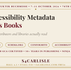 Accessibility Metadata Sells Books: What Distributors and Libraries Actually Read