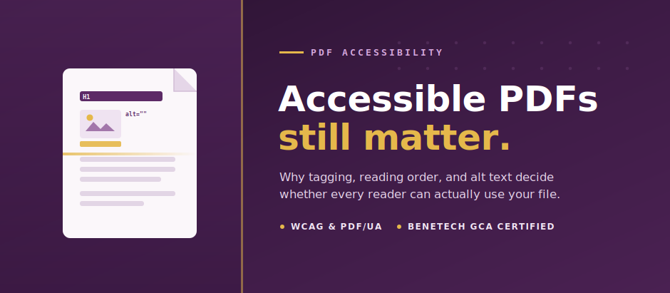Accessible PDFs Still Matter: Why PDF Accessibility Is Important
