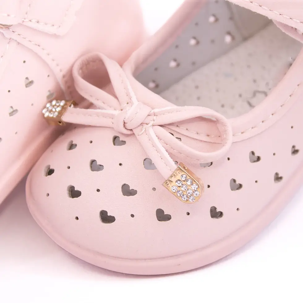 Miniatură: Pantofi Roz HeartsSteps cu Fundita