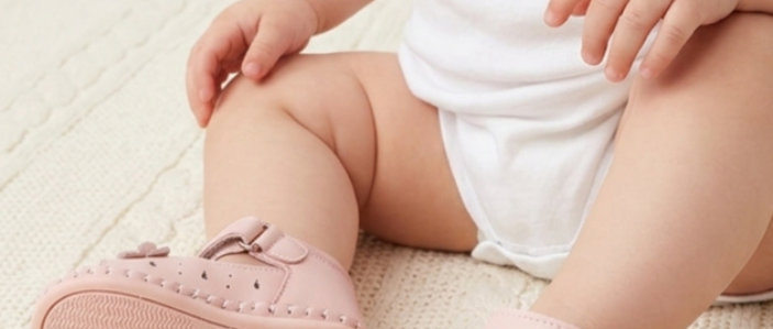 Sandale Bebe Primii Pasi Roz Floricele