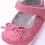 Thumbnail: Pantofi Primii Pasi Roz cu Fundita si Inimioare