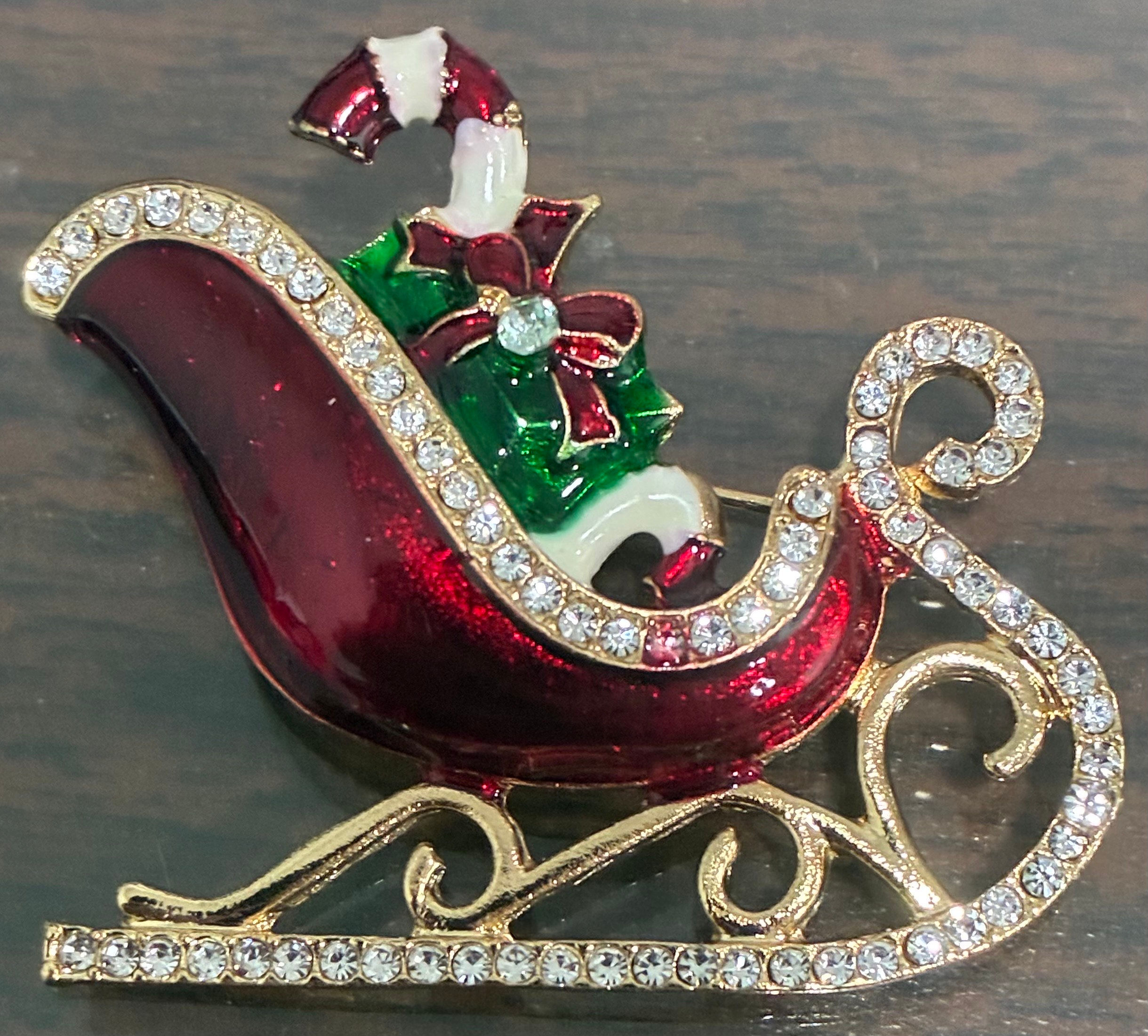 Sleigh Brooch #1