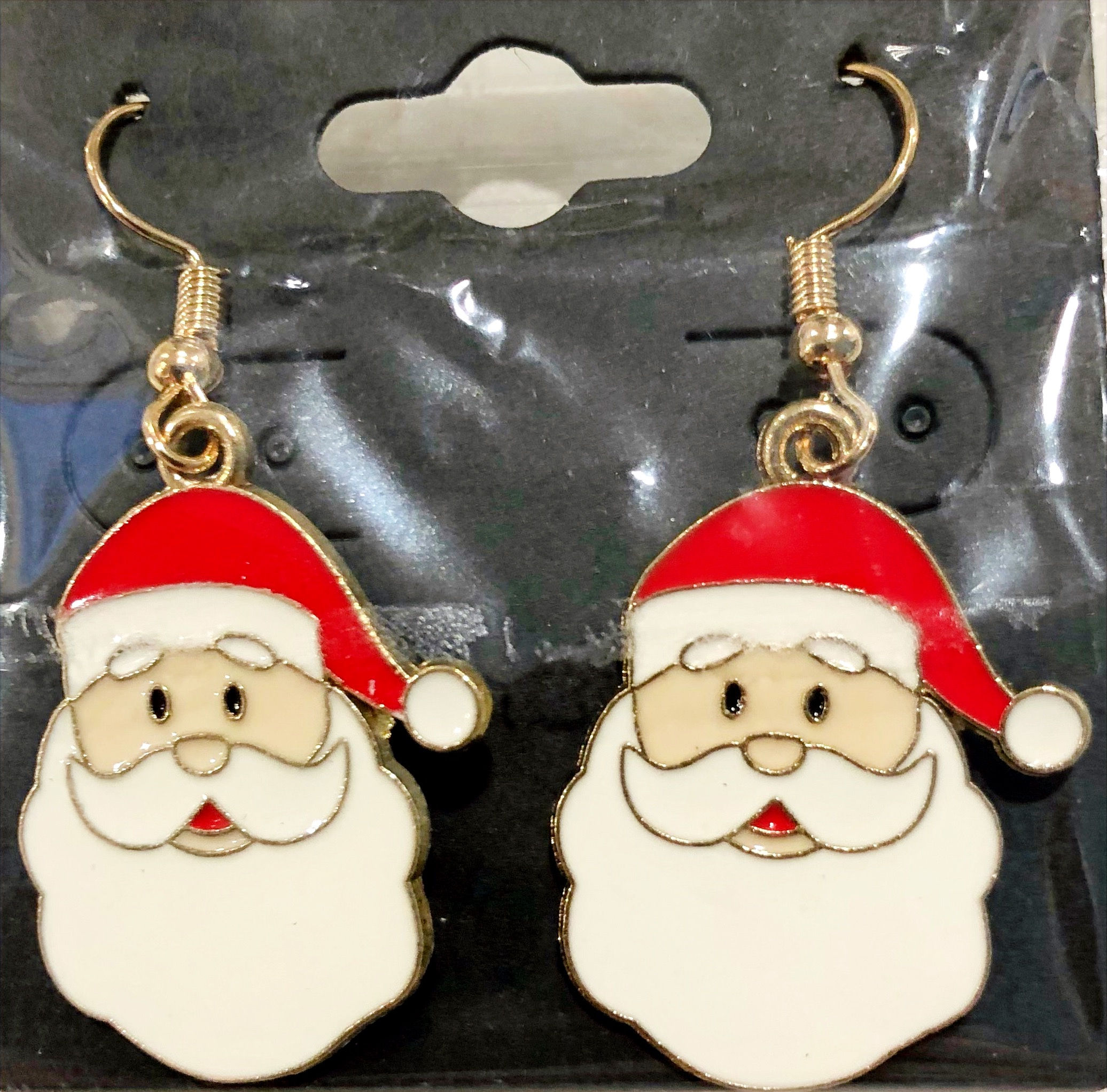 Santa earrings