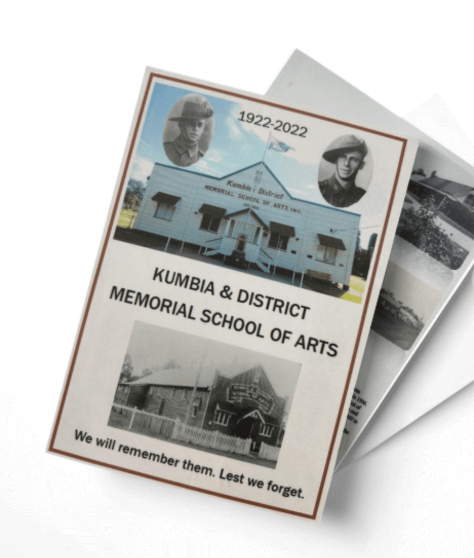 Kumbia & District Memorial School of Arts 1922-2022