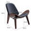 Thumbnail: Aircraft Chair Ash Plywood PU Leather Accent Chair