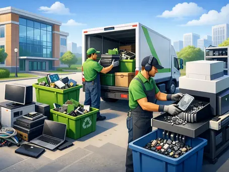 University IT Recycling Collection Done Properly