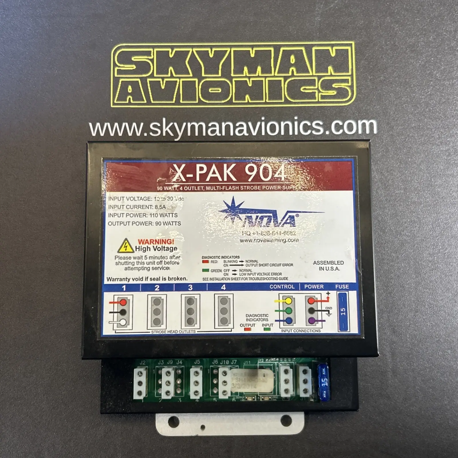 Nova X-PAK 904 Strobe Power Supply