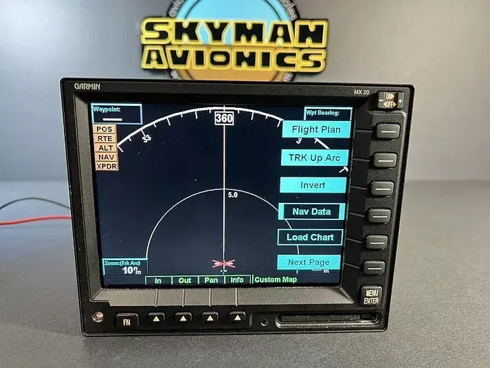 Garmin MX20 MFD w/ Terrain