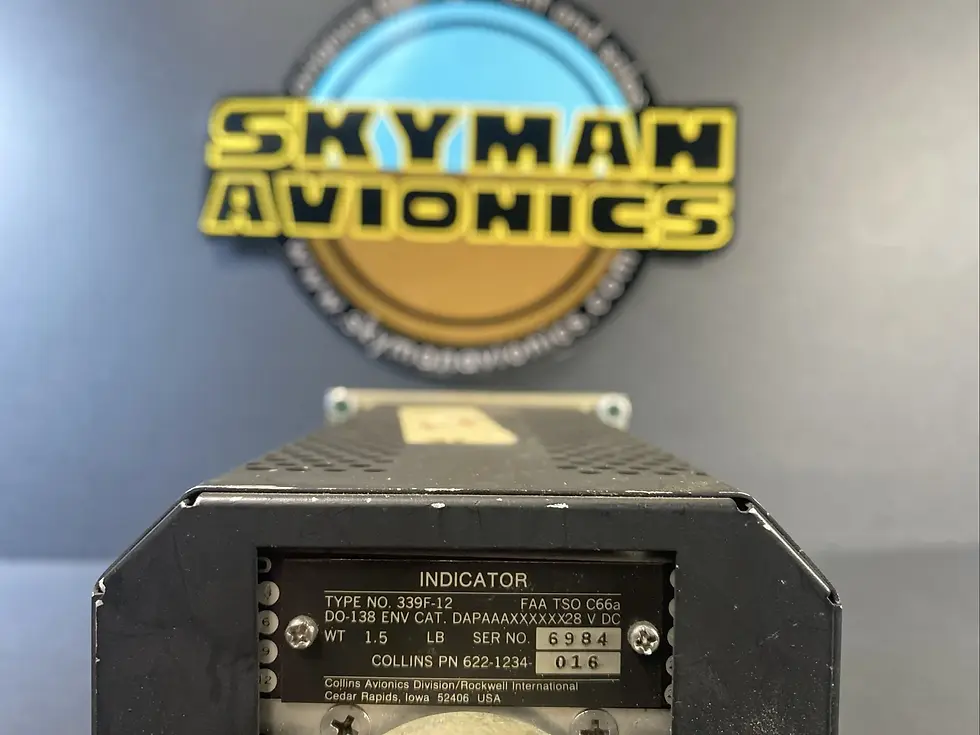 Thumbnail: Collins DME Indicator 339F-12