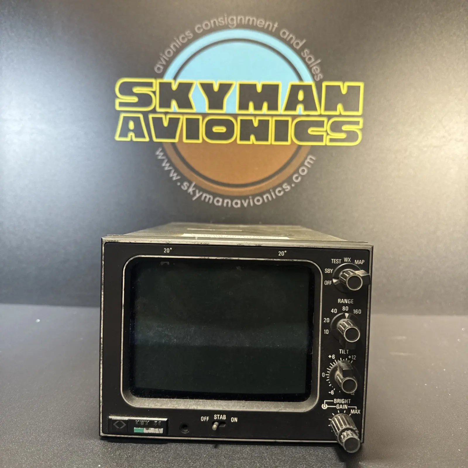 Narco KWX 56 Weather Radar Display