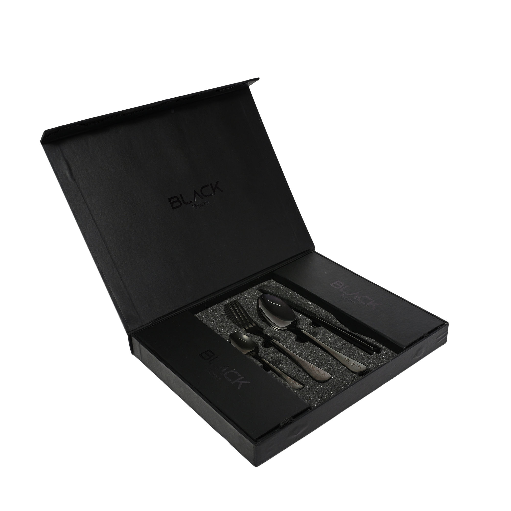 Black Cutlery Set
