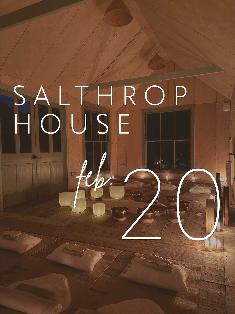 Candlelit Cacao + Soundbath at Salthrop House