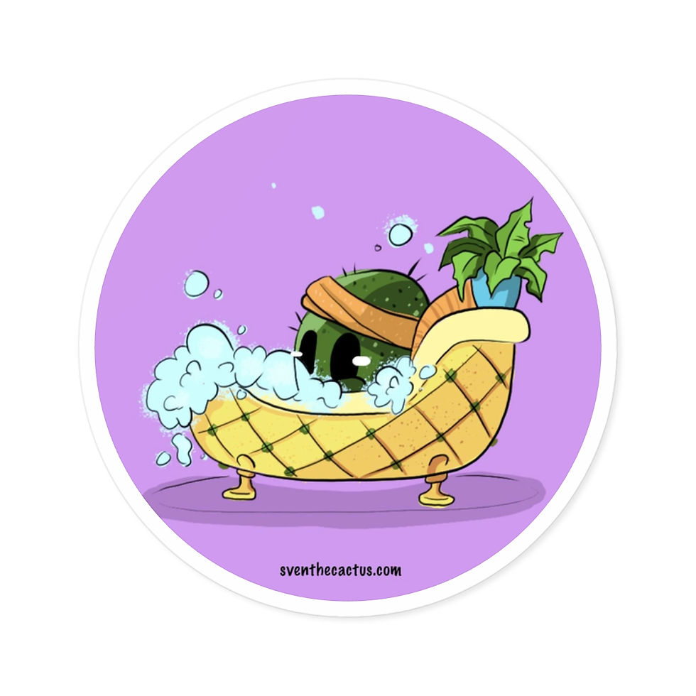 Thumbnail: Tropical Bath Sticker