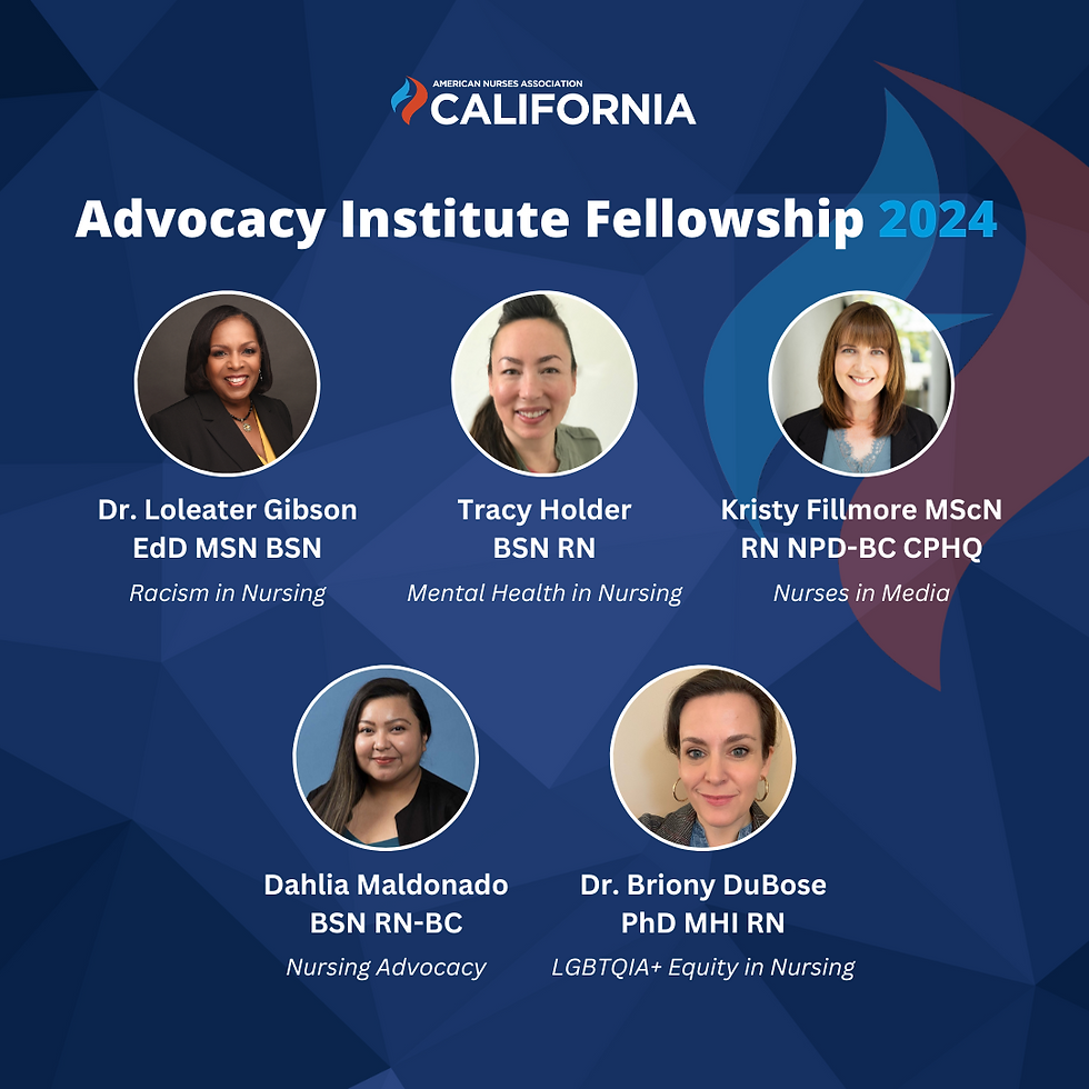 Class of 2024 ANA California Advocacy Institute Fellows