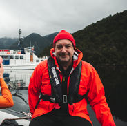Photographers enjoying the scenery in Fiordland