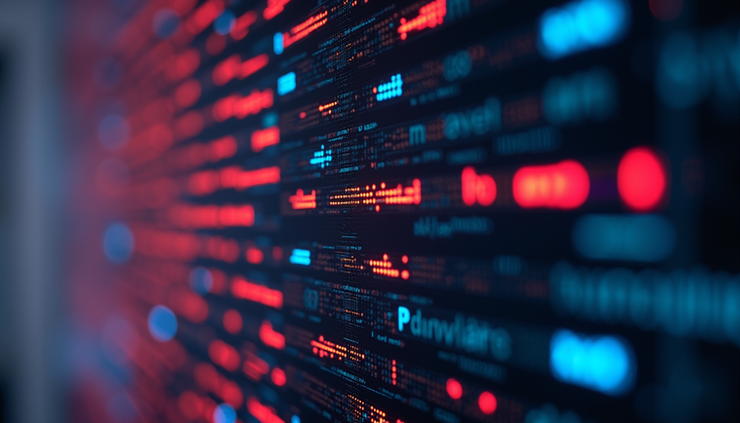Close-up view of LED display pixels showing detailed structure