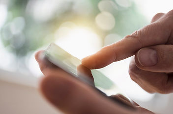 Mit einem Touch Phone