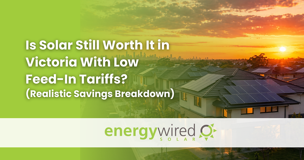 Is solar worth it Victoria Melbourne rooftop solar system