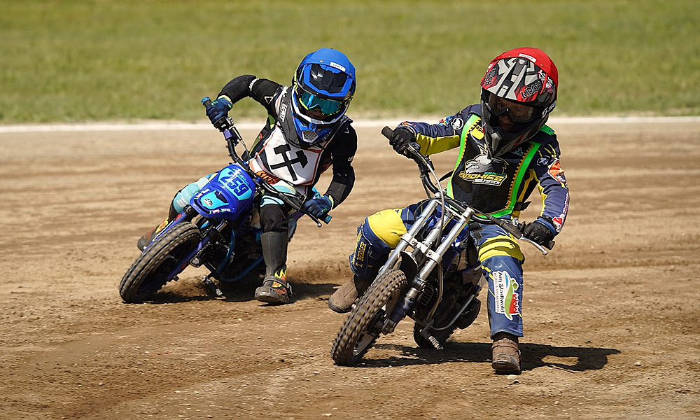 Kinder Renn Motorrad Favoritensiege bei Kinderrennen