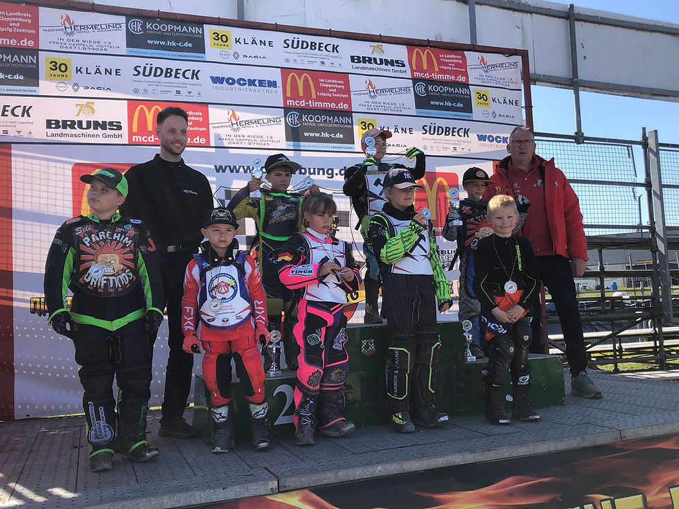 Die Siegerehrung der PW50-Klasse in Cloppenburg. Foto: Heike Kleene