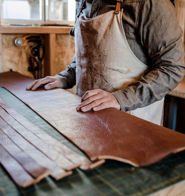 Artisan leather store