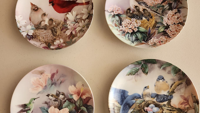 Lena Liu Decorative Bird Plates