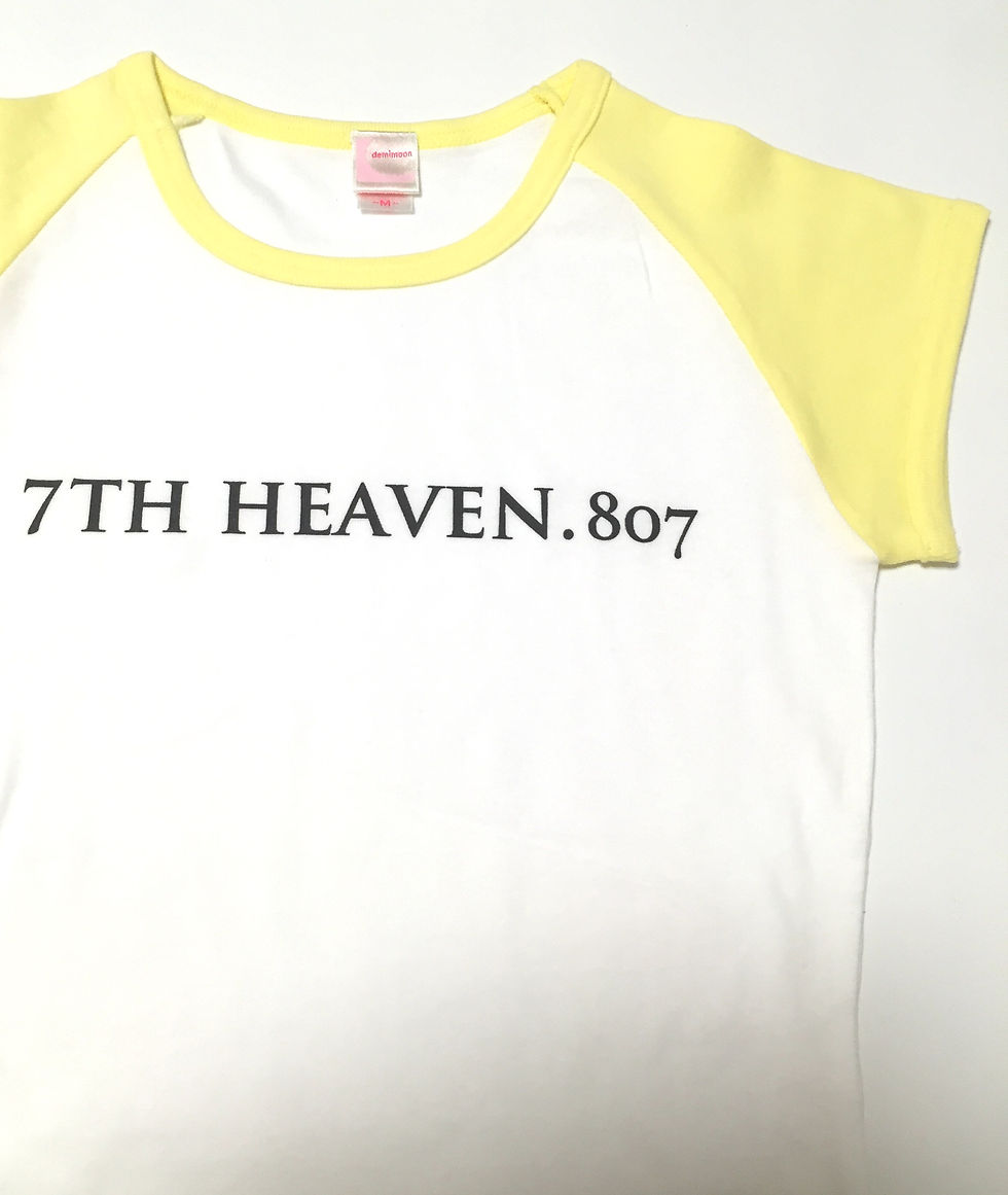ラグランTシャツ　イエロー
