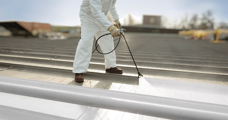 Applying a commercial roof coating in Oklahoma City