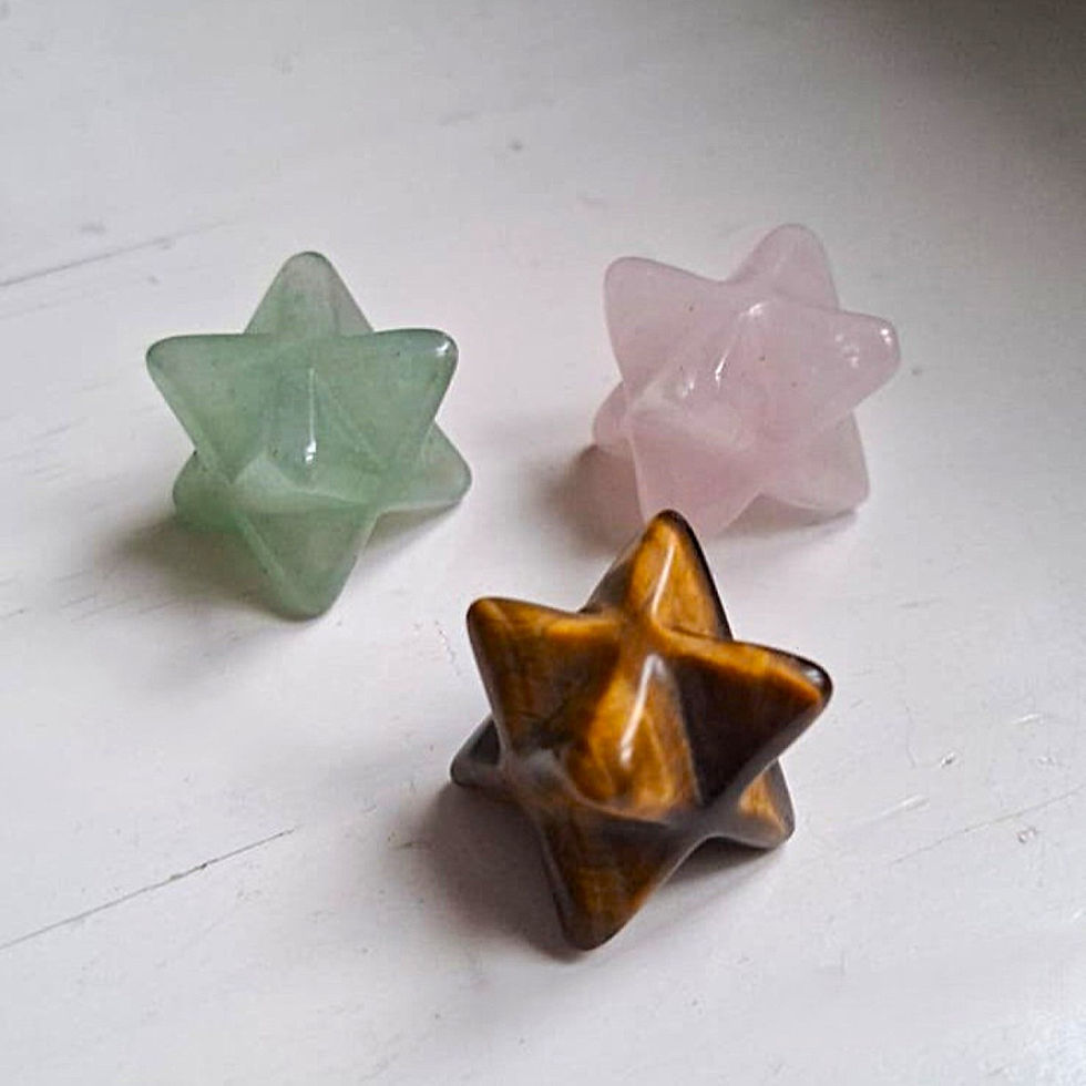 kit merkaba cristais naturais