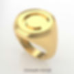 Miniatura: Anel Signet Maxi Ouro 18k