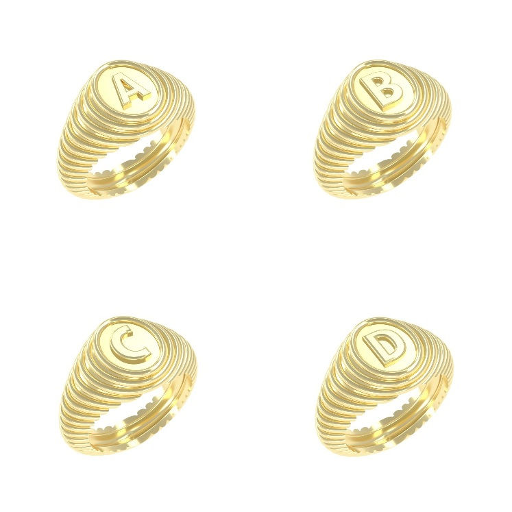 Miniatura: ANEL SIGNET COCKTAIL